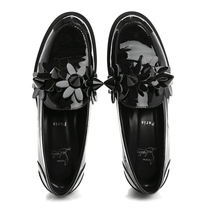 Christian Louboutin Patent Daisy Loafers 40.5 Black 2 of 9