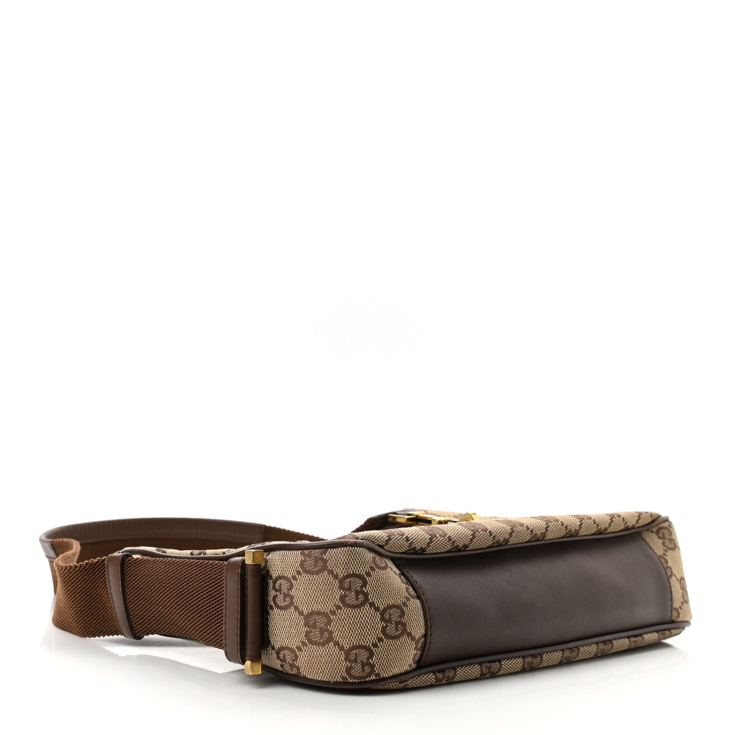 Gucci Monogram Shoulder Bag Brown 3 of 9