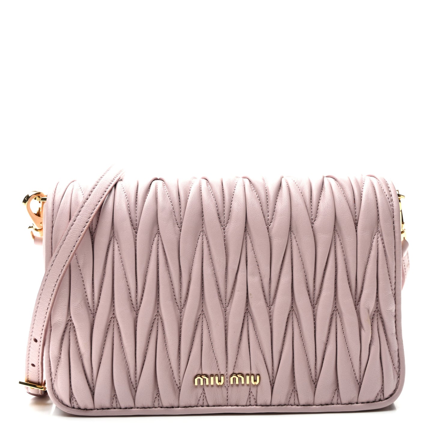 Nappa Matelasse Crossbody Mughetto