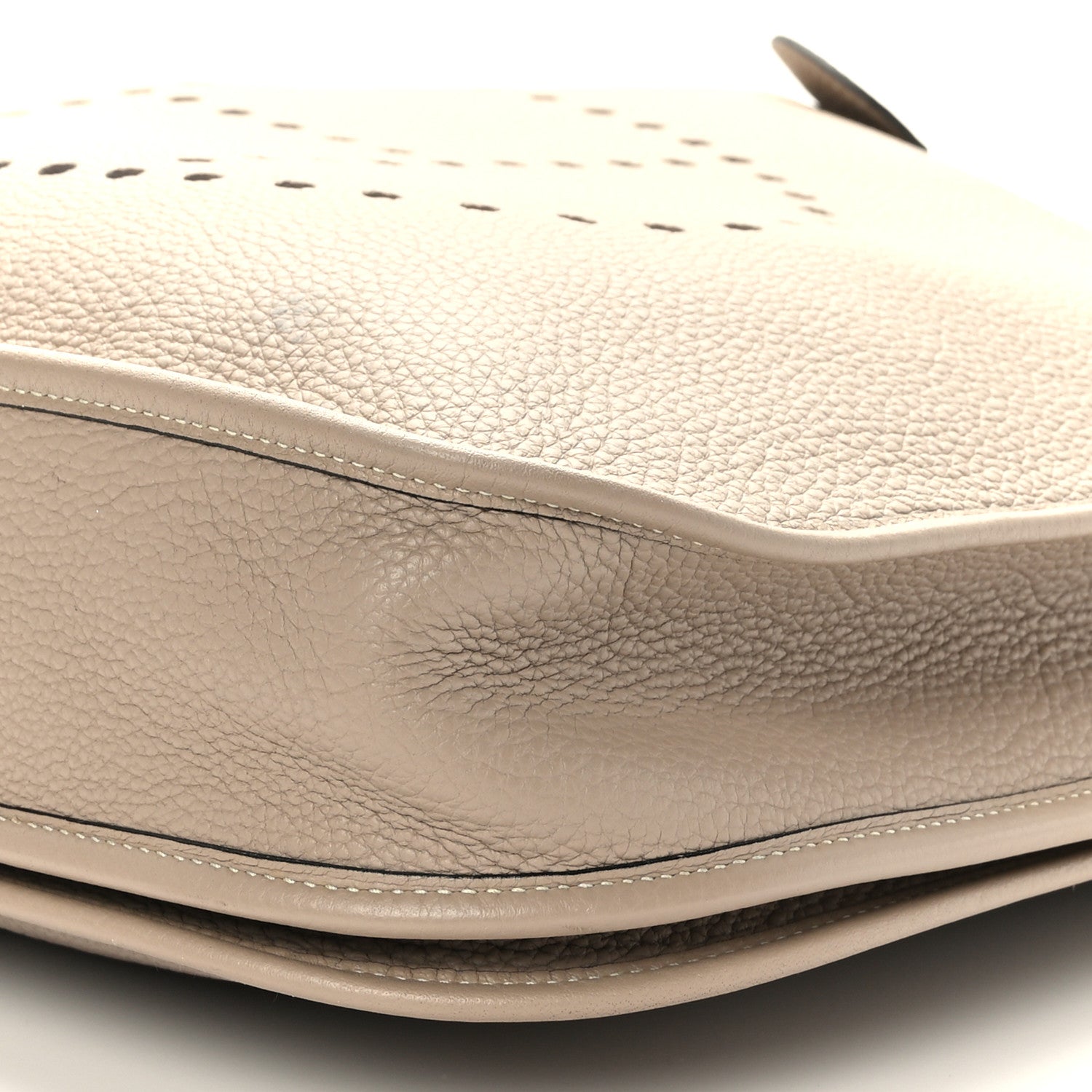 Hermes Taurillon Clemence Amazone Evelyne III TGM Gris Tourterelle 9 of 10