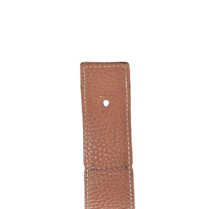 Hermes Box Togo 32mm Belt Strap 85 Black Gold 3 of 6
