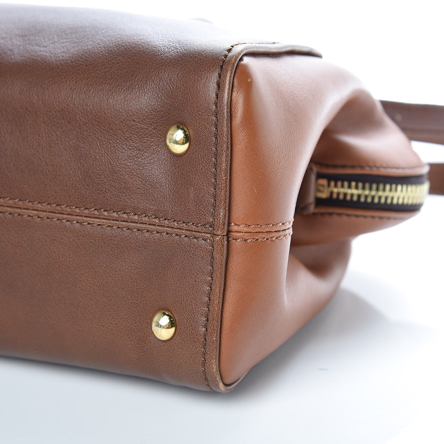 Capra Vitello Dolce Marmol Colorblock Small Chameleon Tote Moro Biscotti