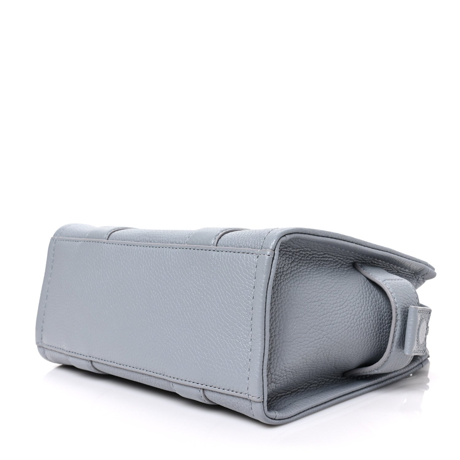 Marc Jacobs Grained Calfskin Small The Tote Bag Grey 10 of 10