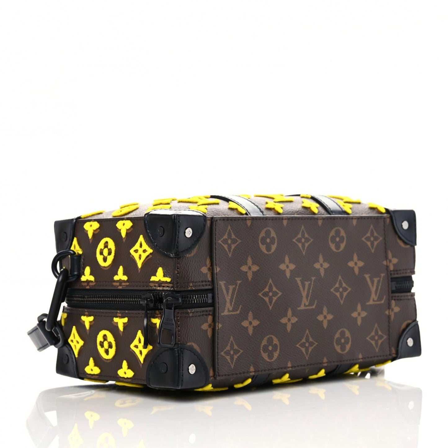 Monogram Tuffetage Speedy Trunk Jaune