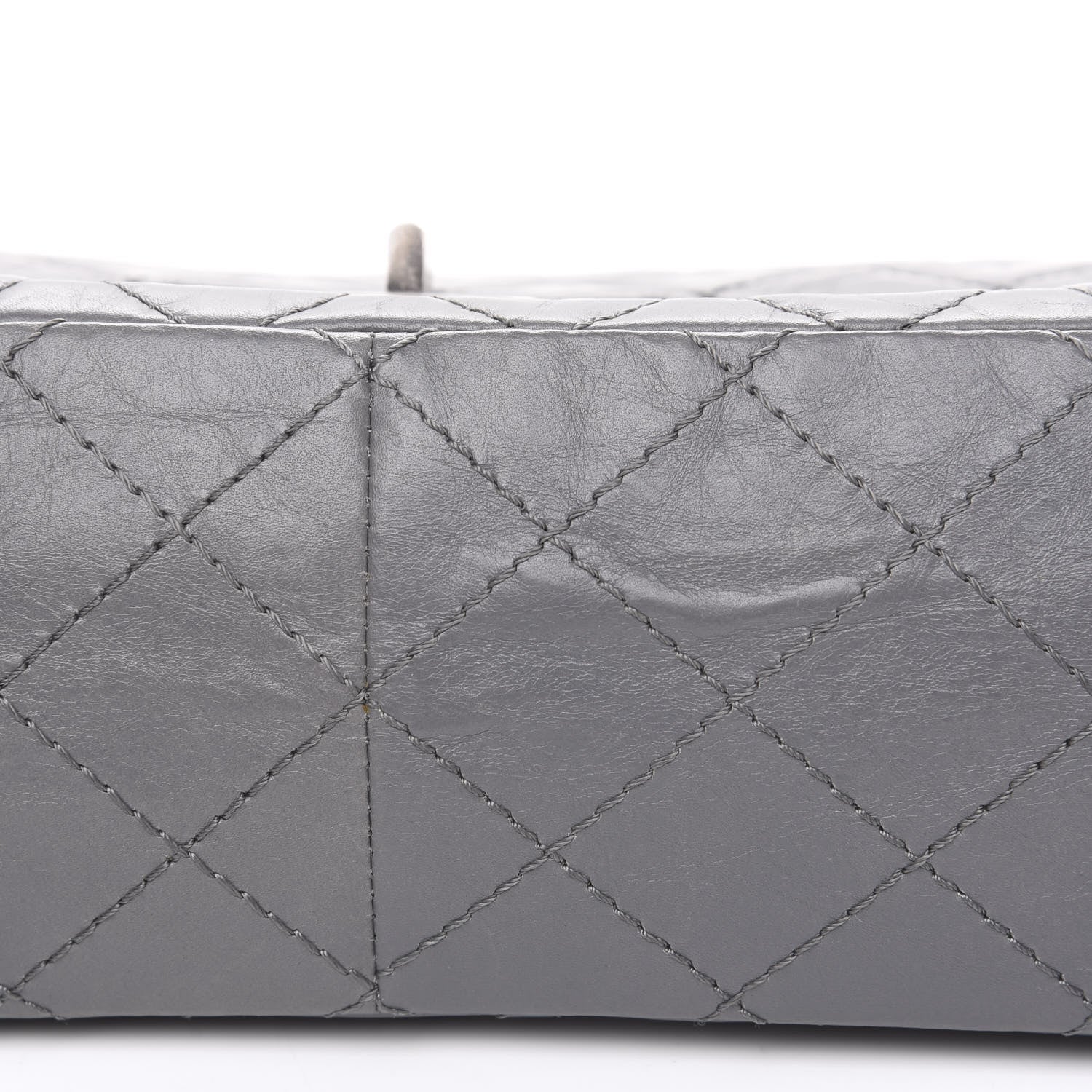 Chanel Aged Calfskin Quilted 2.55 Reissue 226 Flap Grey 8 of 13