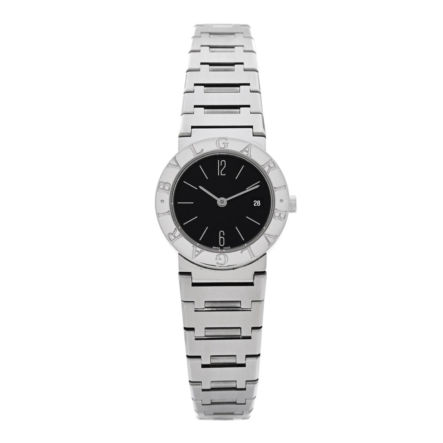 Stainless Steel 26mm Quartz Watch Black