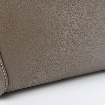 Celine Drummed Calfskin Mini Luggage Souris 10 of 11