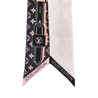 Louis Vuitton Silk Monogram Rising Confidential BB Bandeau Black Rose 2 of 4