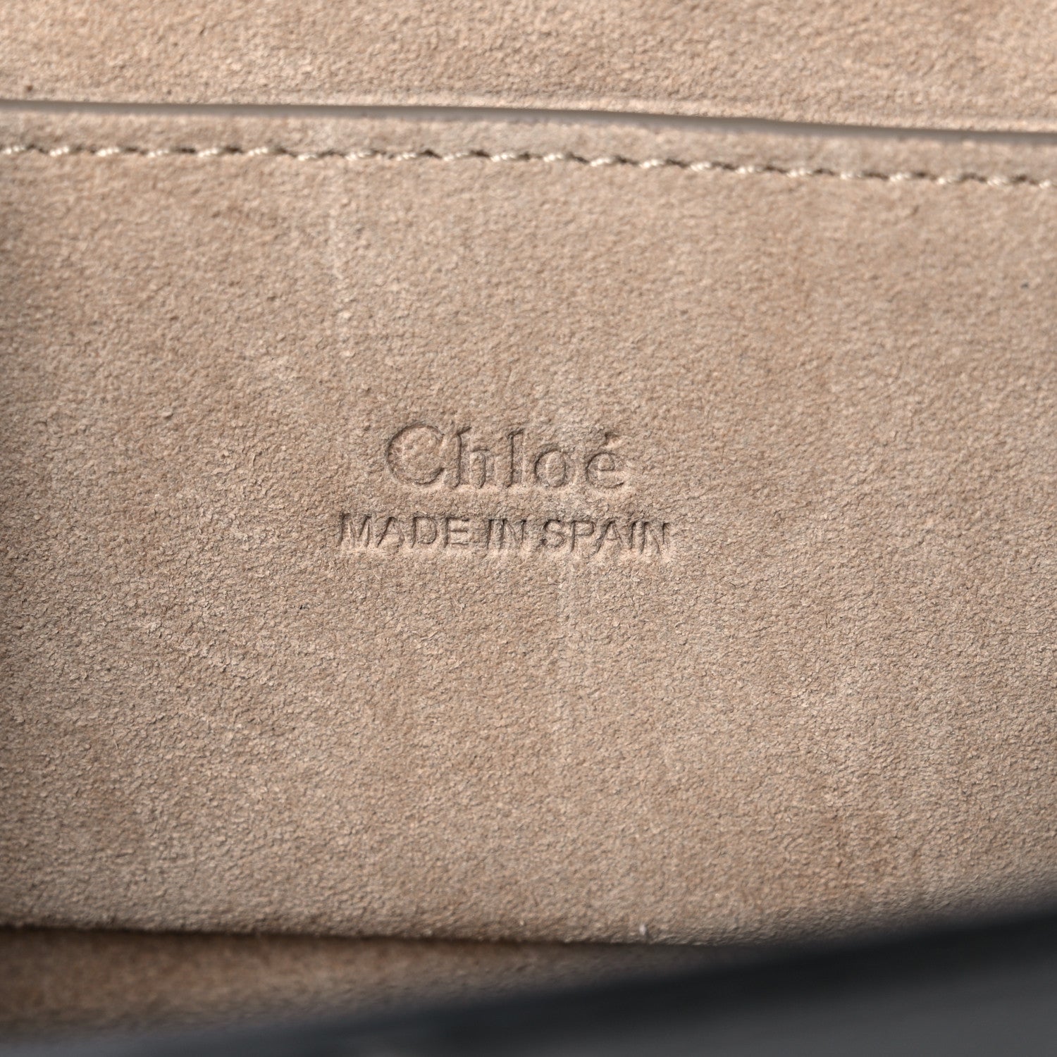 Chloe Suede Calfskin Mini Faye Bracelet Bag Black 6 of 12
