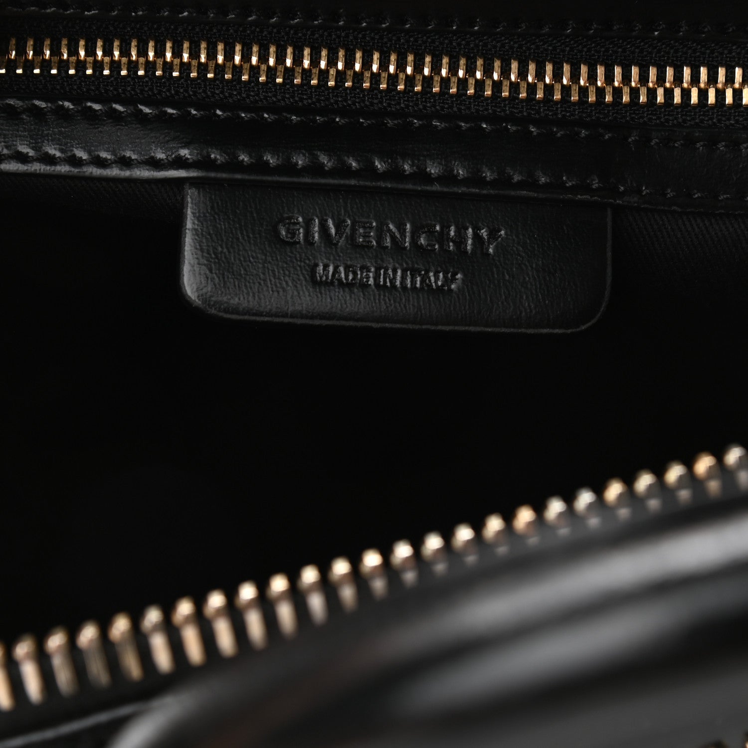 Givenchy Shiny Lord Calfskin Medium Antigona Black 6 of 10