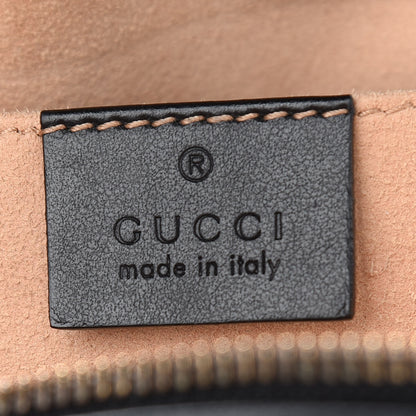 Gucci Calfskin Matelasse Small GG Marmont Chain Shoulder Bag Black 6 of 12