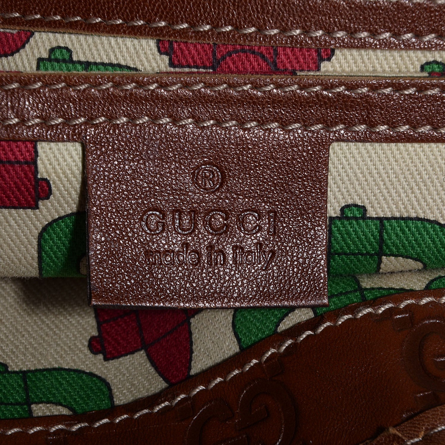 Gucci Guccissima Medium Joy Shoulder Bag Brown 6 of 7