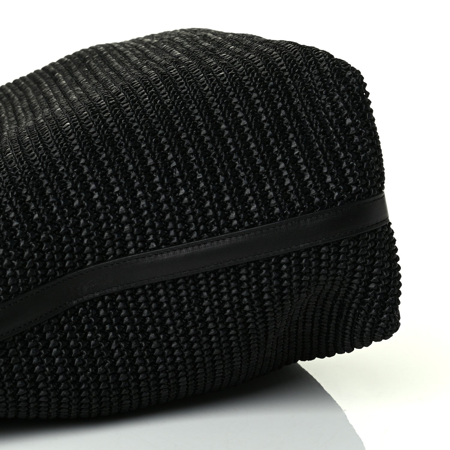 Saint Laurent Raffia Tote Black 5 of 7