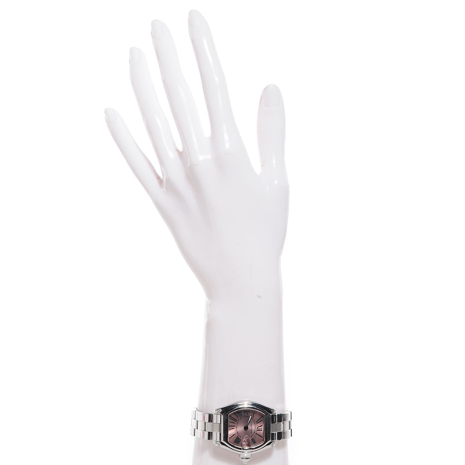 Cartier Stainless Steel 31mm Roadster Quartz Watch Pink 2 of 8