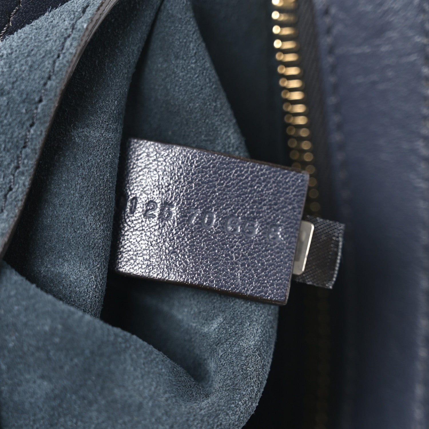 Chloe Soft Calfskin Kerala 25 Shoulder Bag Black Navy 7 of 10