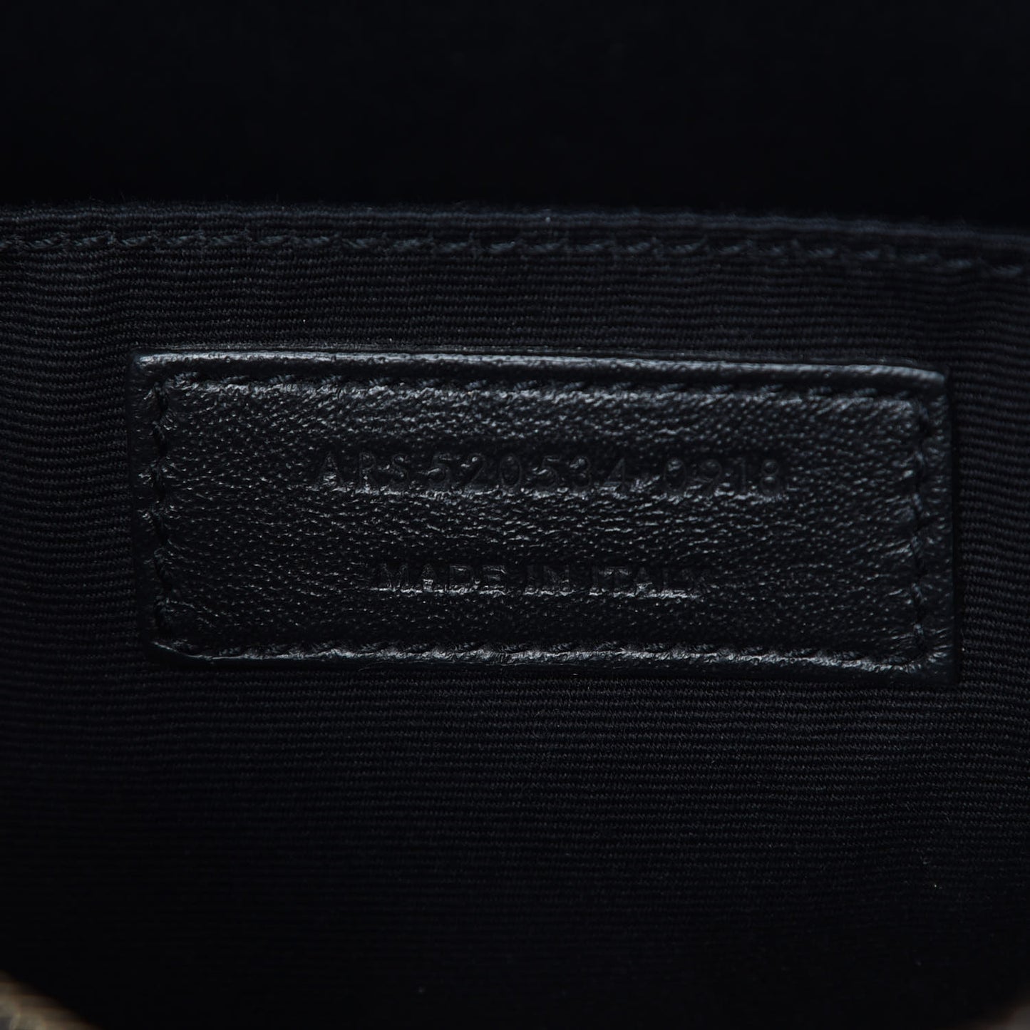 Calfskin Matelasse Monogram Lou Camera Bag Black