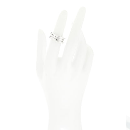 Bulgari 18K White Gold B.Zero1 Three-Band Ring 50 5.25 2 of 7