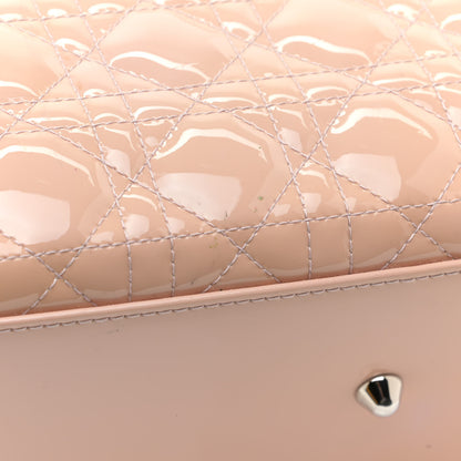 Christian Dior Patent Cannage Large Lady Dior Light Pink 14 of 18