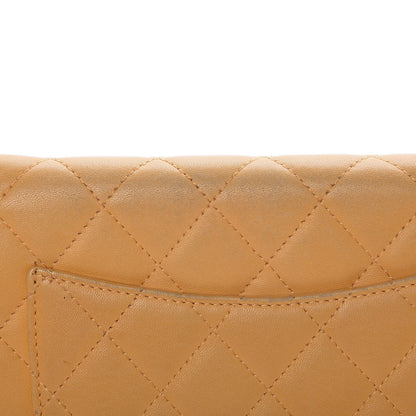 Chanel Lambskin Quilted Wallet on Chain WOC Yellow 13 of 20