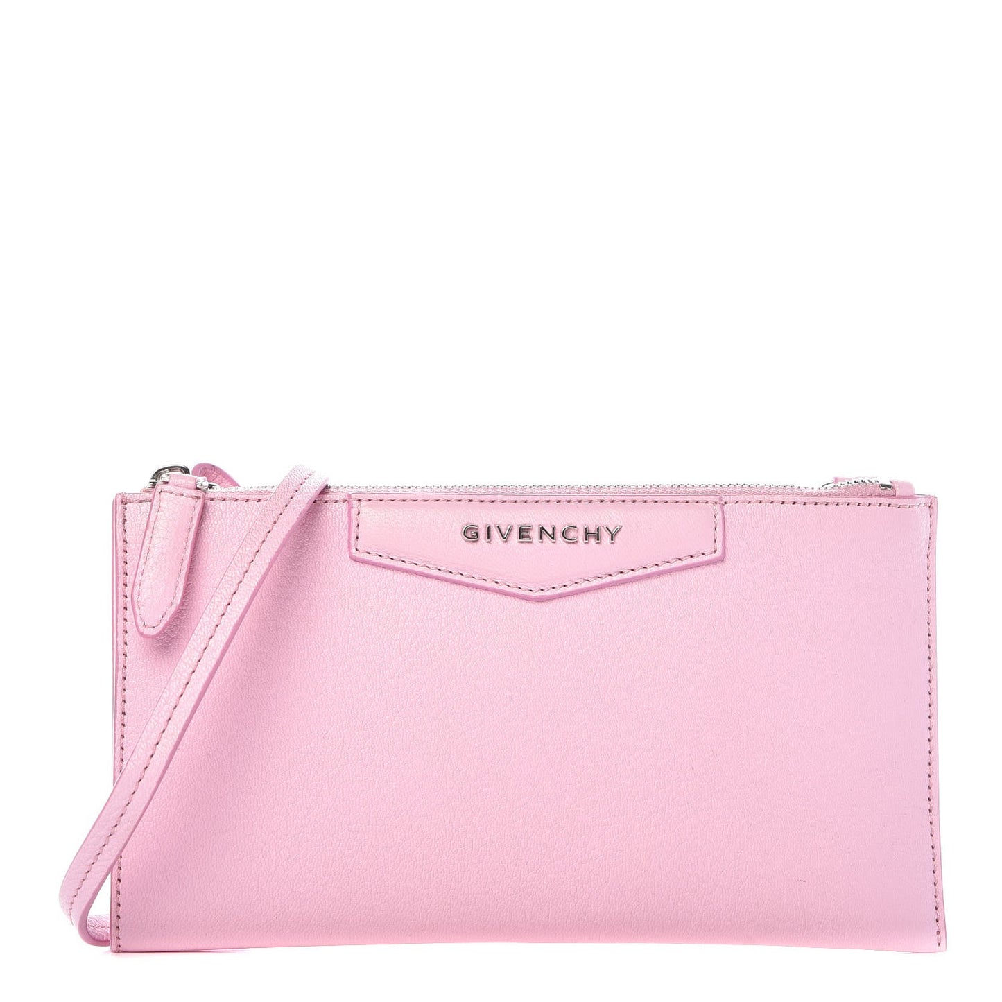 Grained Goatskin Antigona Crossbody Bright Pink