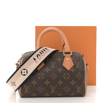 Louis Vuitton Monogram Speedy Bandouliere 20 Black 12 of 12