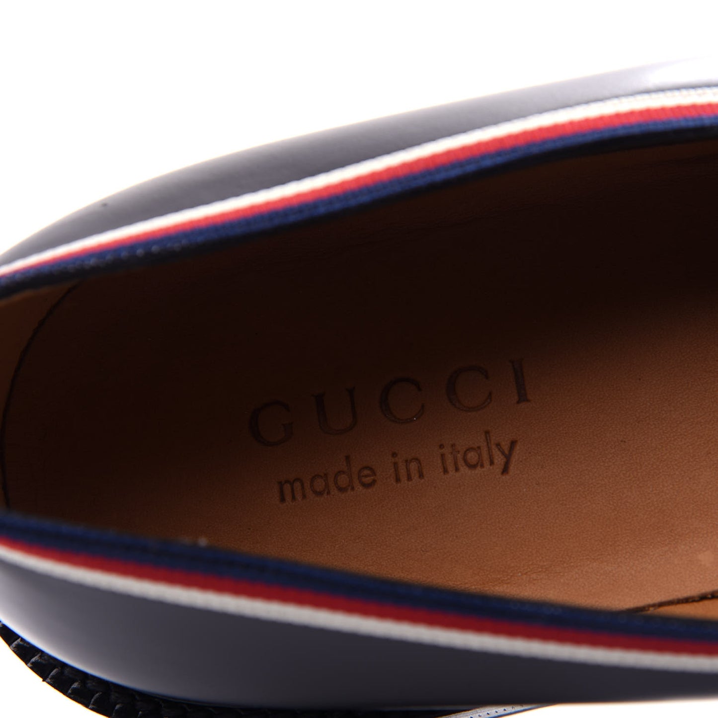 Calfskin Mens Web Sylvie Loafers 10.5 Black