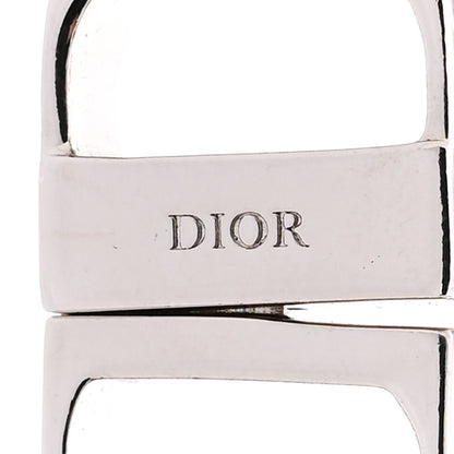 Christian Dior Metal CD Icon Chain Link Necklace Silver 6 of 7
