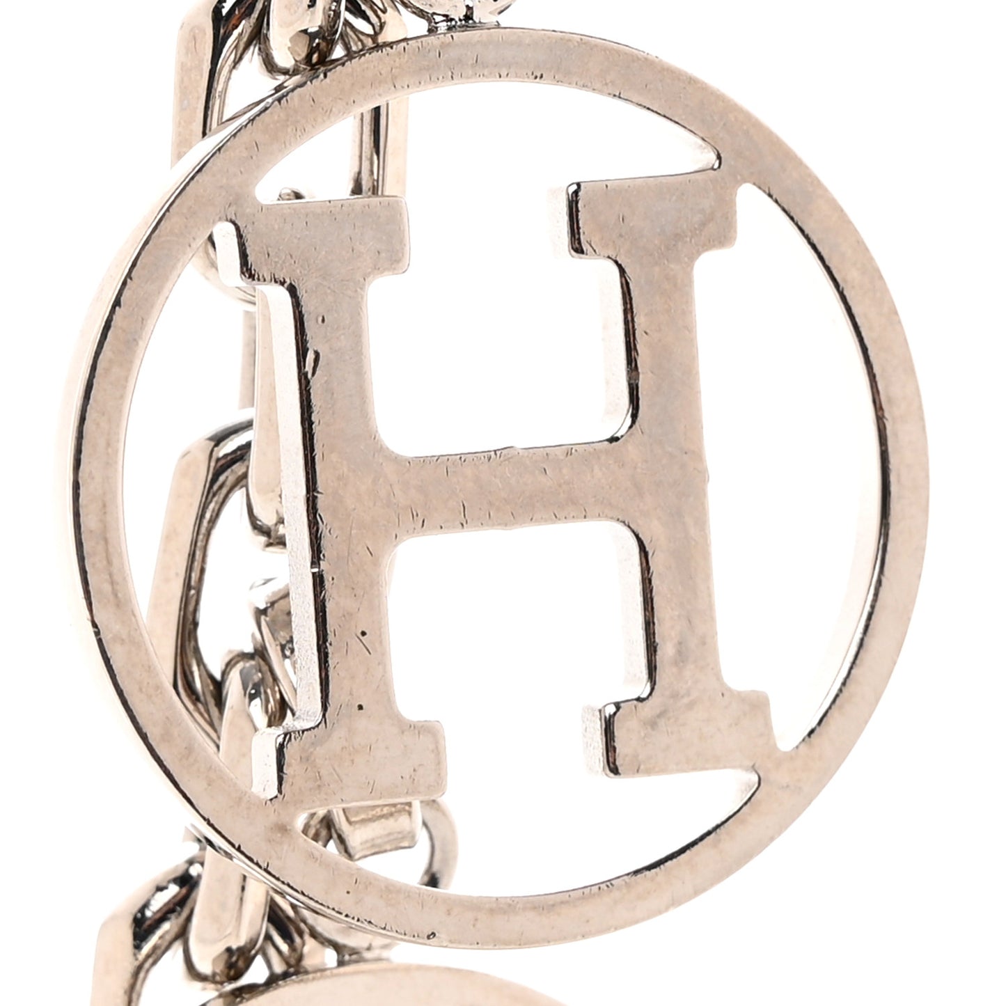 Palladium Breloque Bag Charm Silver
