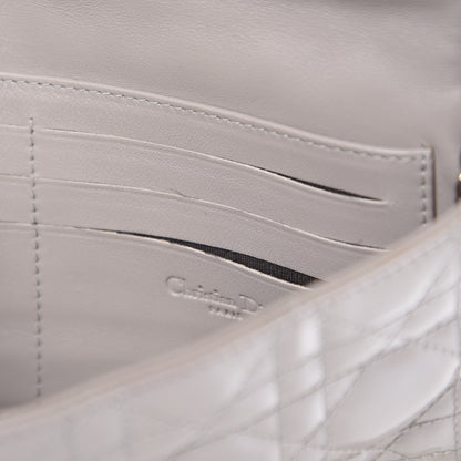 Christian Dior Patent Cannage New Lock Pouch Grey 9 of 9