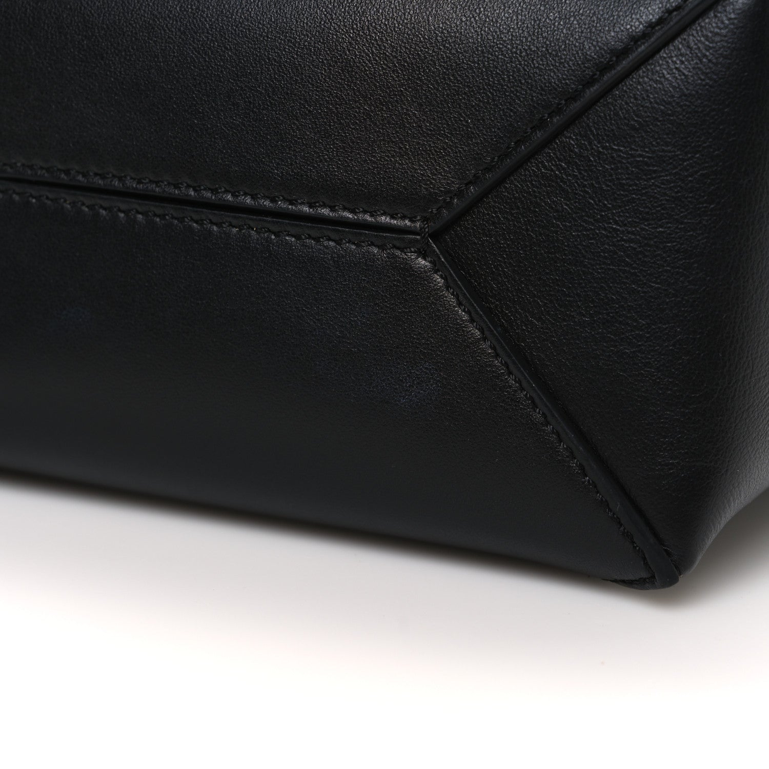 Loewe Shiny Calfskin Mini Puzzle Fold Tote Black 11 of 11