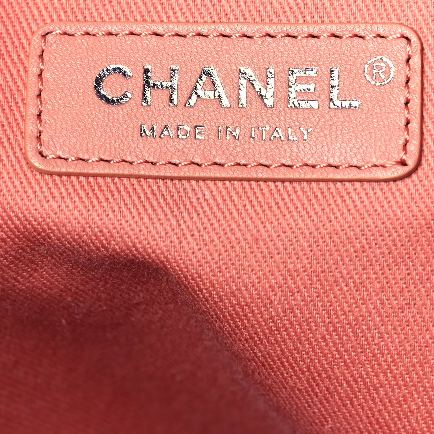 Chanel Canvas Large Deauville Backpack Pink 5 of 12