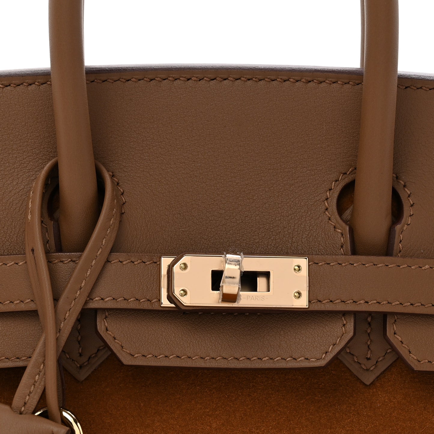 Veau Doblis Swift Grizzly Birkin 25 Alezan