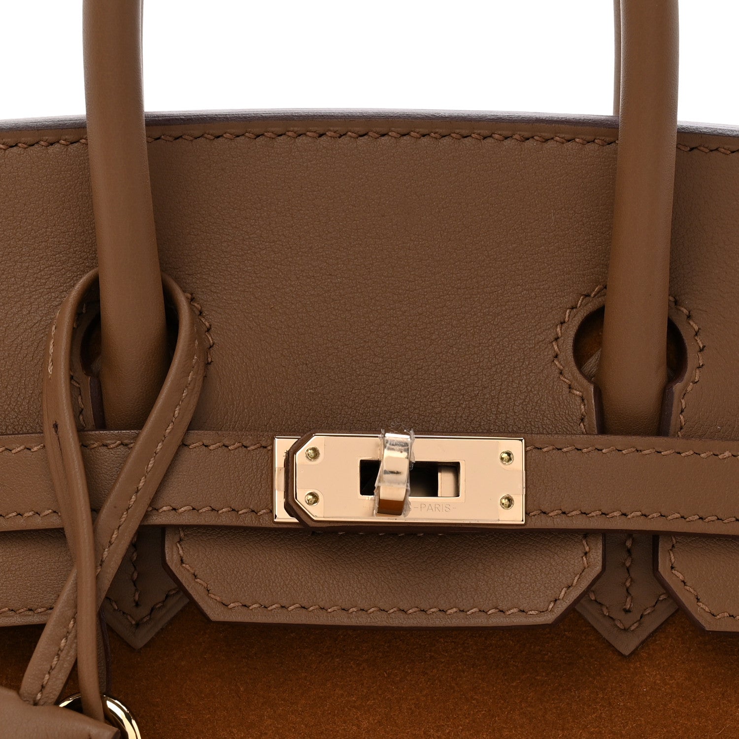 Hermes Veau Doblis Swift Grizzly Birkin 25 Alezan 13 of 21