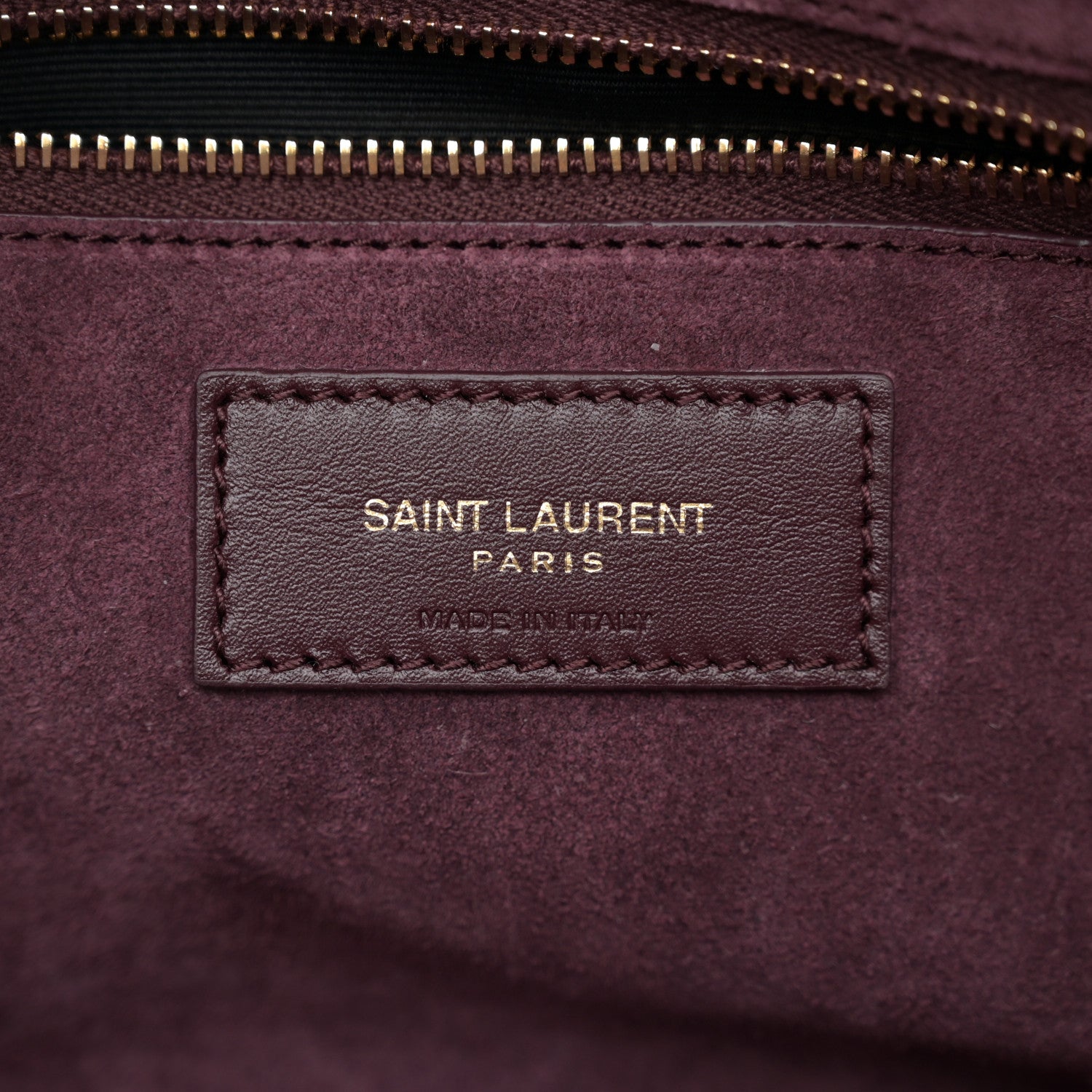 Saint Laurent Patent Le 5 A 7 Hobo Bordeaux 6 of 10