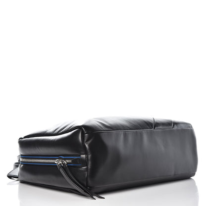 Prada Nappa Soft Large Tote Black Cobalto 4 of 9