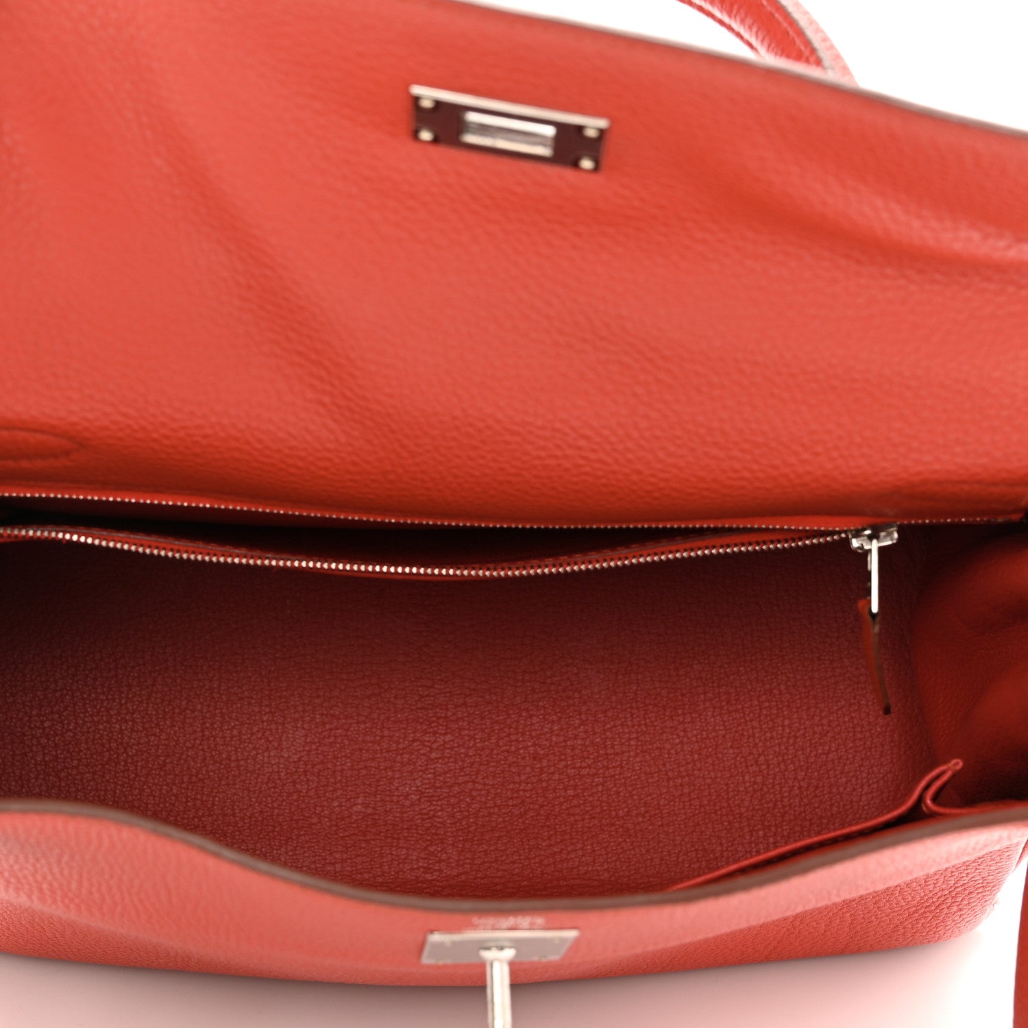 Hermes Togo Kelly Retourne 28 Rouge Duchesse 5 of 11