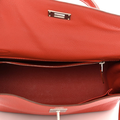 Hermes Togo Kelly Retourne 28 Rouge Duchesse 5 of 11