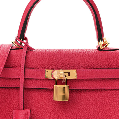 Hermes Togo Kelly Retourne 25 Framboise 8 of 11