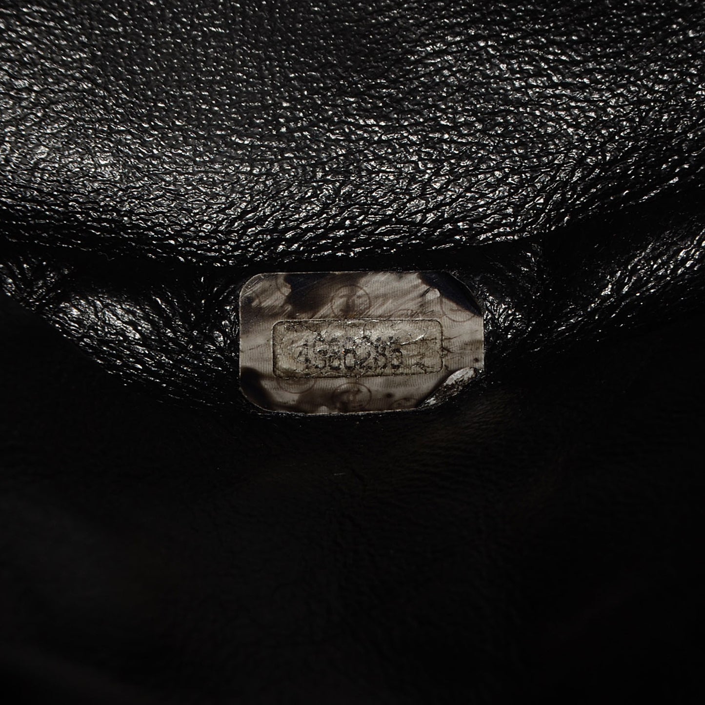 Lambskin Quilted Backpack Black