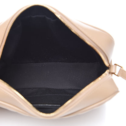 Saint Laurent Calfskin Matelasse Monogram Lou Camera Bag Dark Latte 5 of 10