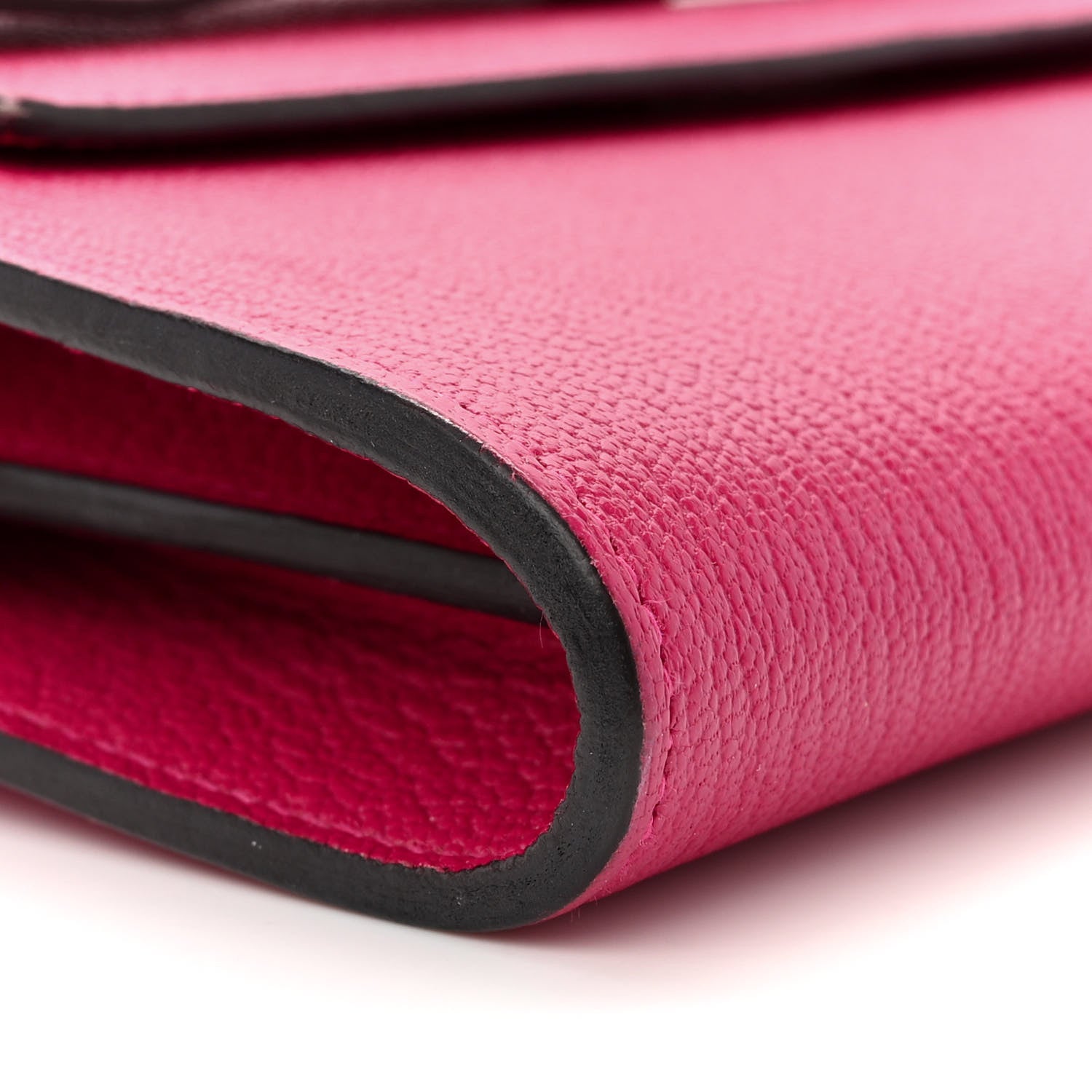 Hermes Chevre Mysore Kelly Wallet To Go Rose Mexico 8 of 12