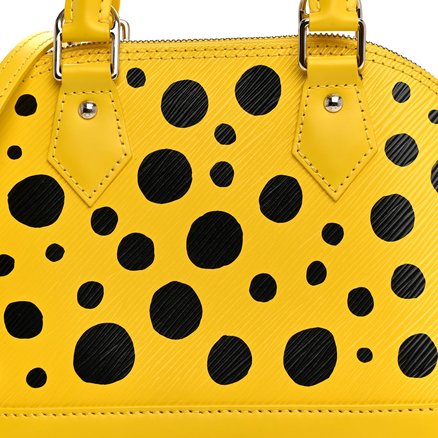 Louis Vuitton LV X YK Epi Alma BB Yellow Black 7 of 10