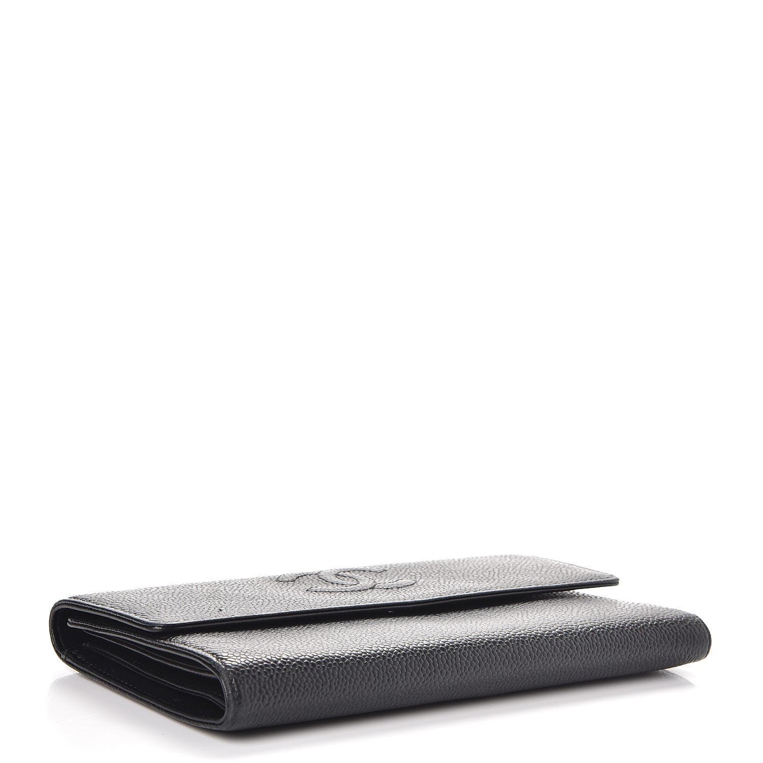 Chanel Caviar Timeless CC Flap Wallet Black 4 of 9