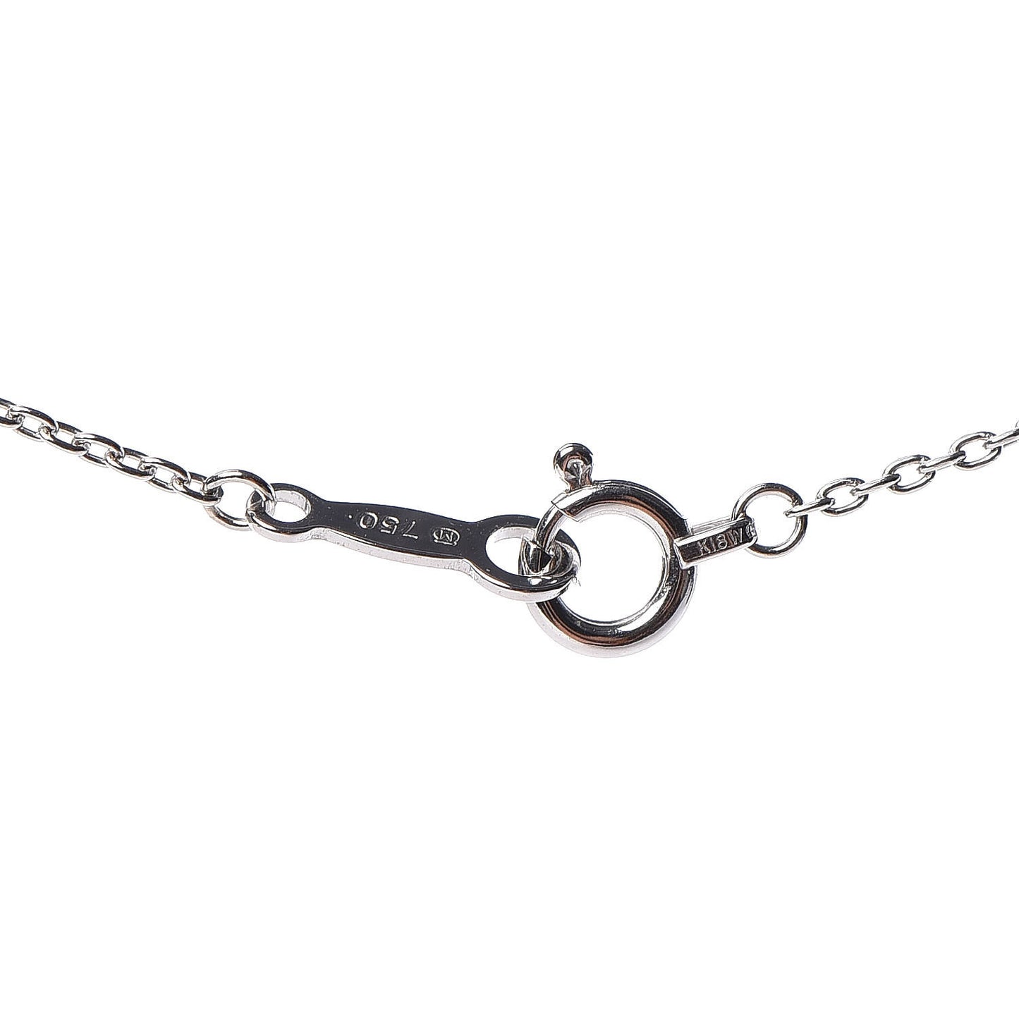 18K White Gold Akoya Pearl 6.5-7mm Pendant Necklace