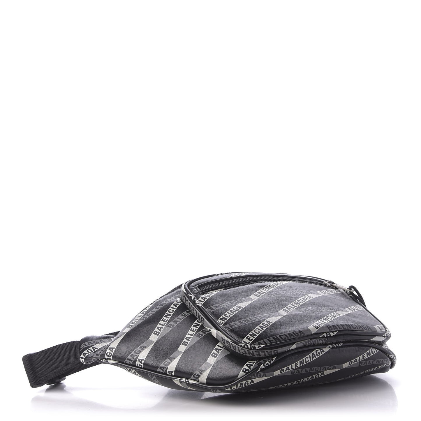 Smooth Calfskin Losange Monogram Explorer Belt Bag Black Grey