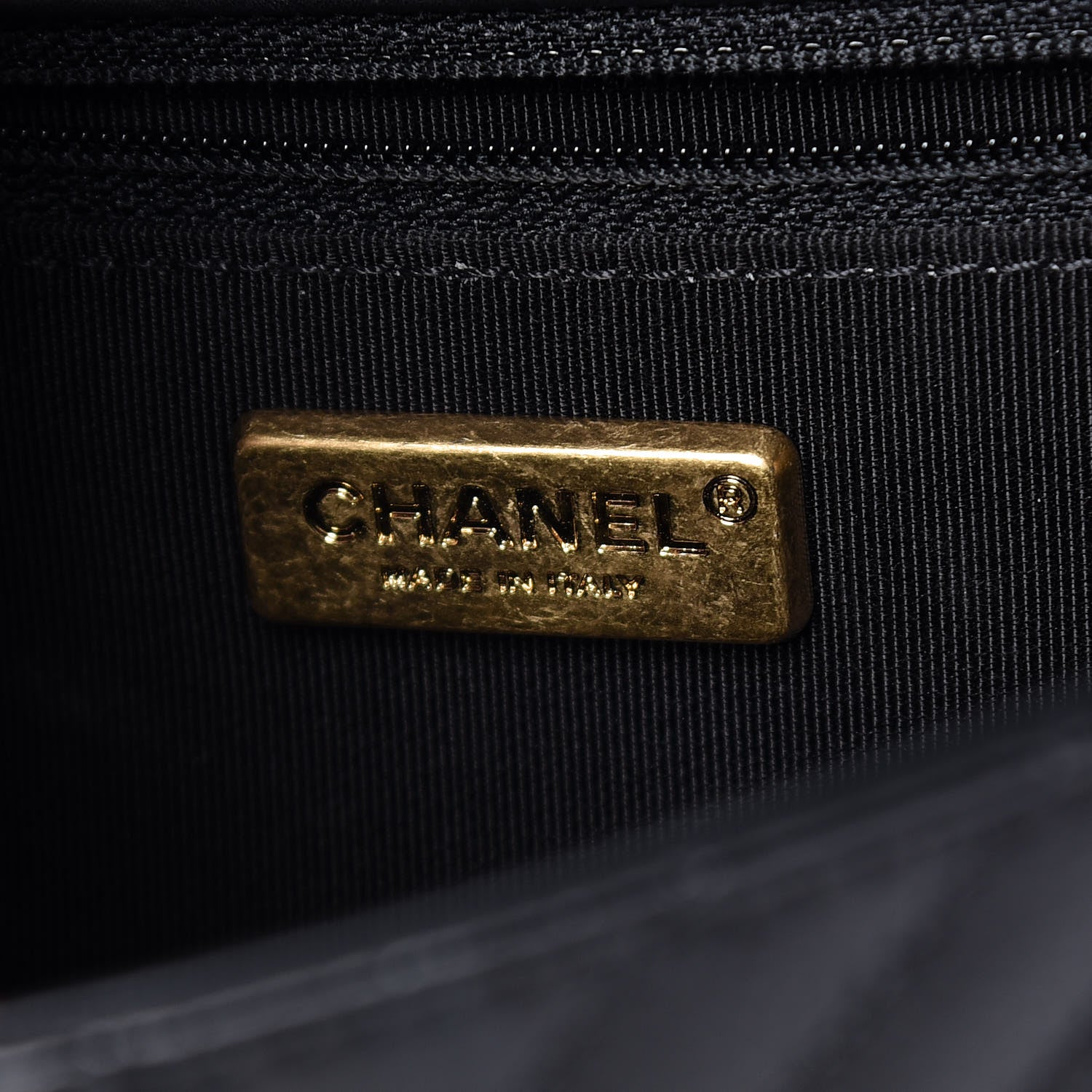 Chanel Calfskin Chevron Quilted Mini Rock The Corner Flap Black 6 of 10