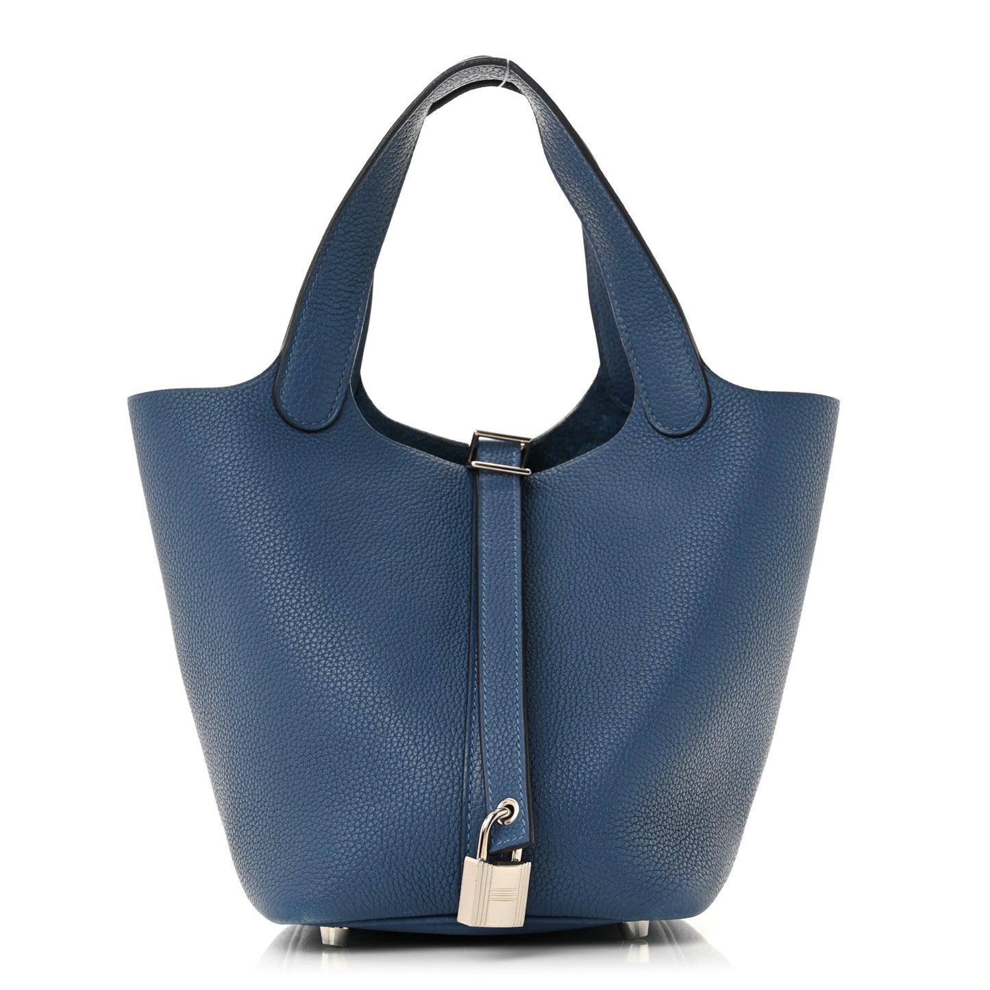 Taurillon Clemence Picotin Lock 18 PM Deep Bleu