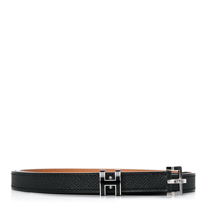 Hermes Epsom 15mm Pop H Belt 85 Black 1 of 10