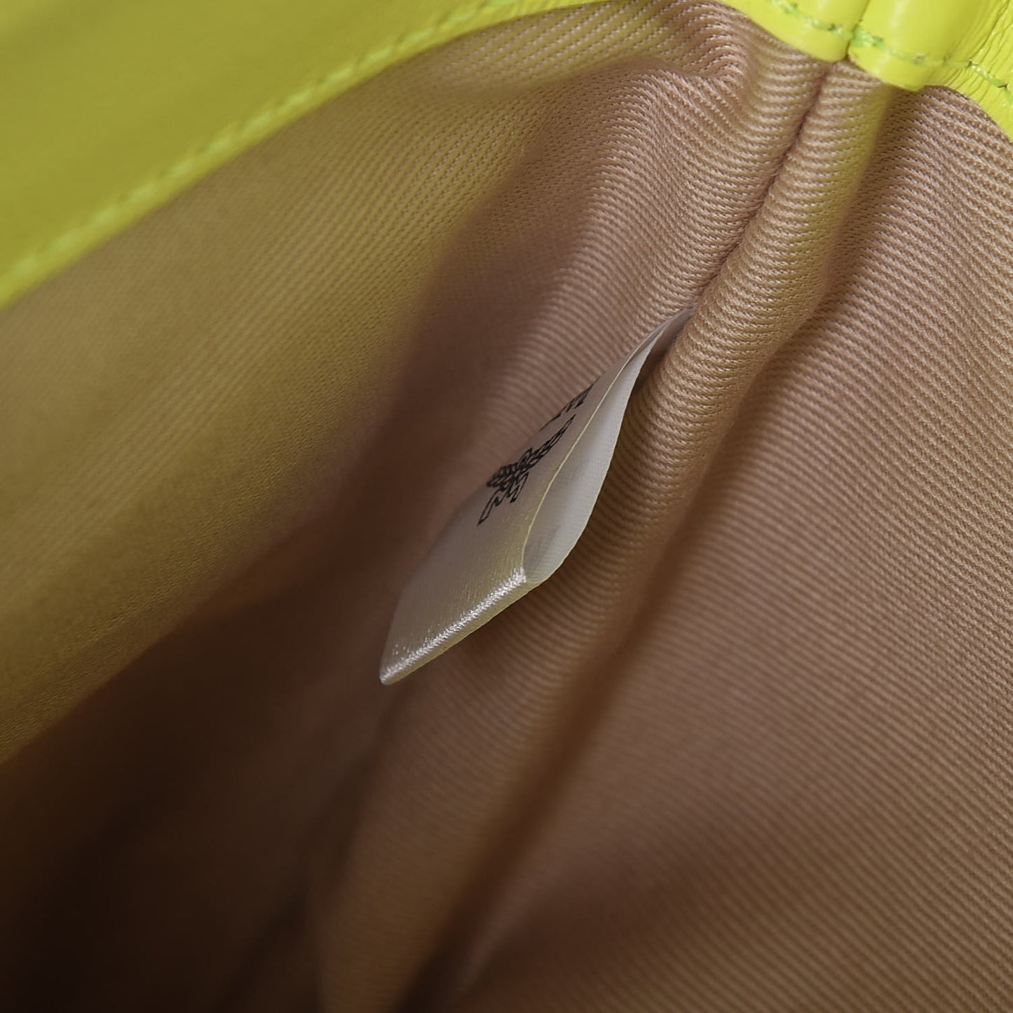 Visetos Zip Pouch Neon Yellow