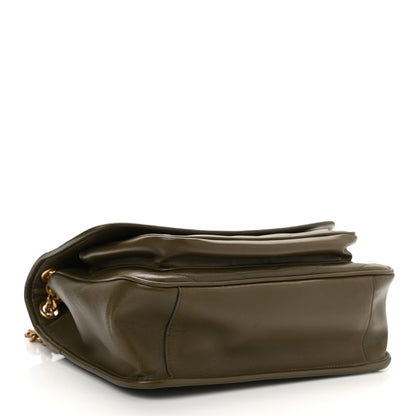 Saint Laurent Lambskin Matelasse Monogram Medium Niki Chain Satchel Seaweed 4 of 10